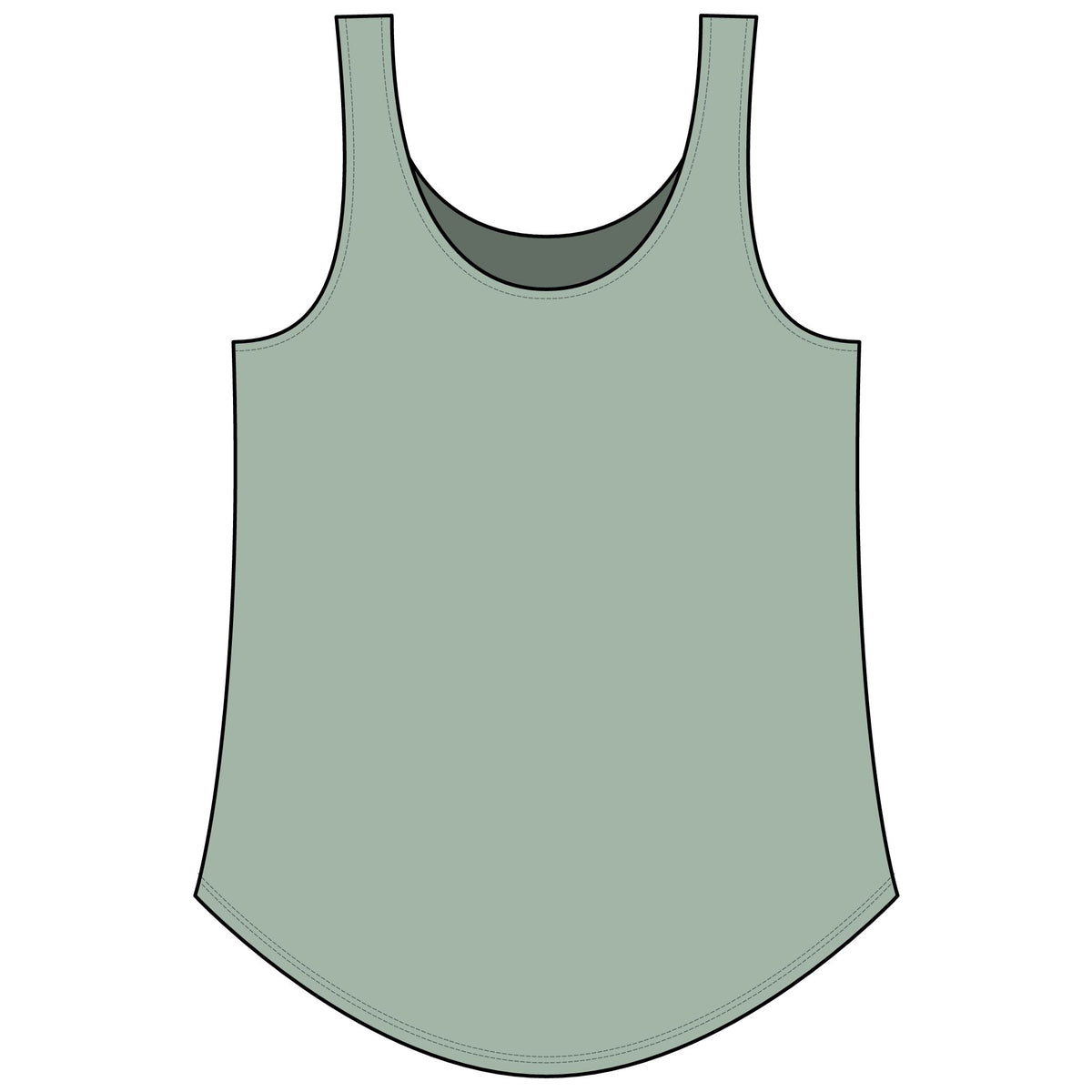 St. Pete Shells Tank Top – "Collect Joy" Beachy Women's Festival Tank