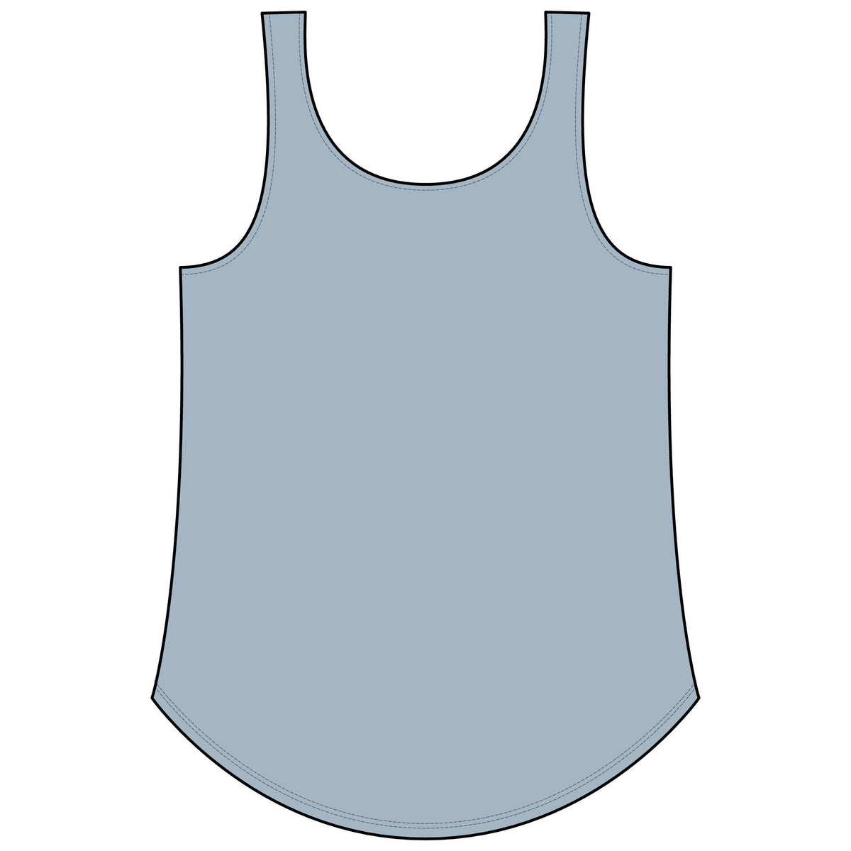 St. Pete Tank  – Pastel Watercolor