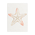 Watercolor Starfish Satin Canvas