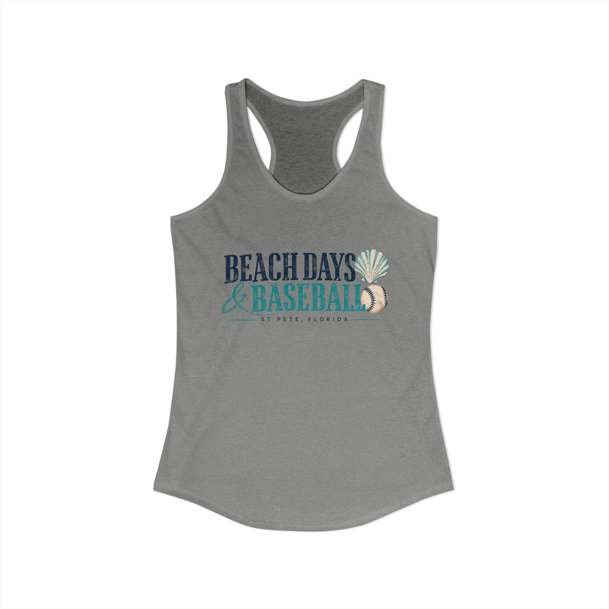 Beach Days & Baseball - Women's Racerback Tank