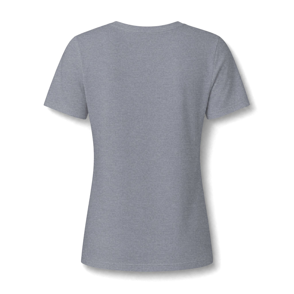"Meet Me at the Trop" - Tropical Script Baseball V-Neck Tee