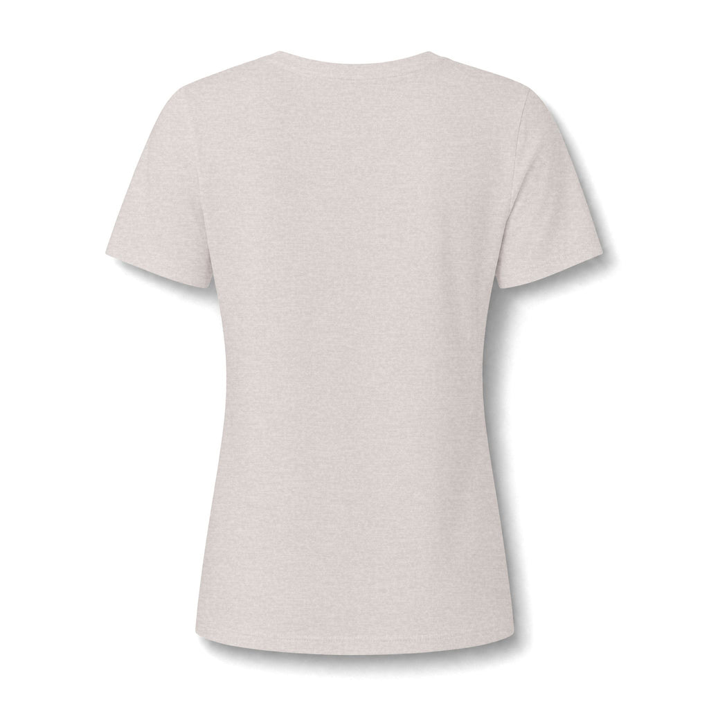 "Meet Me at the Trop" - Tropical Script Baseball V-Neck Tee