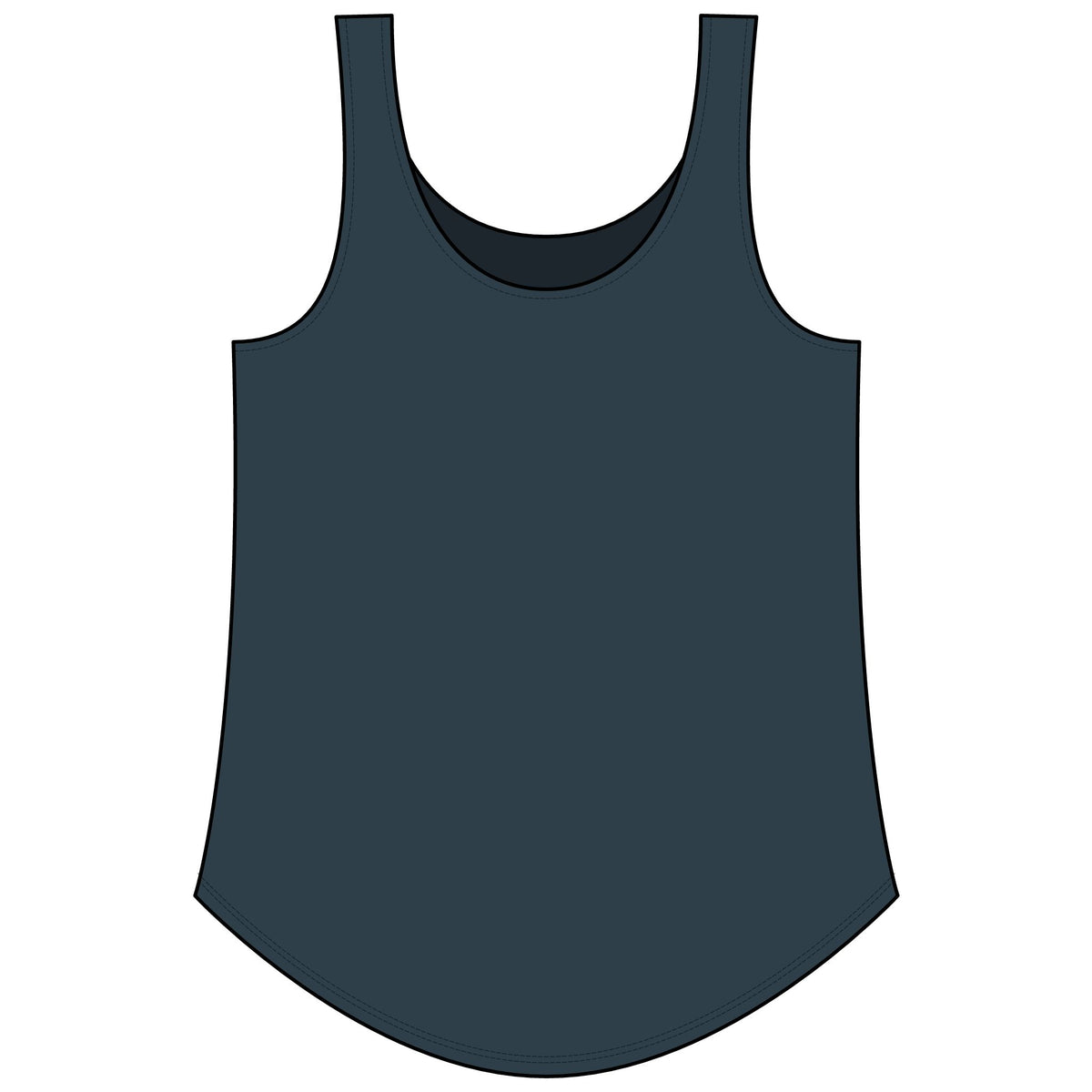 St. Pete Tank  – Pastel Watercolor