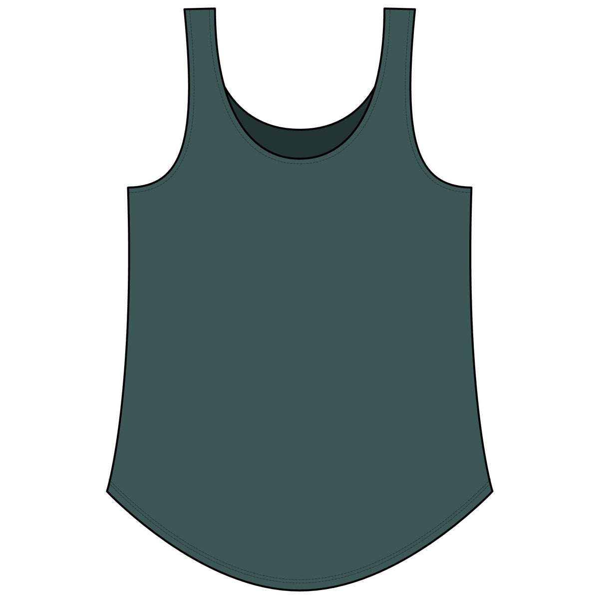 St. Pete Tank  – Pastel Watercolor