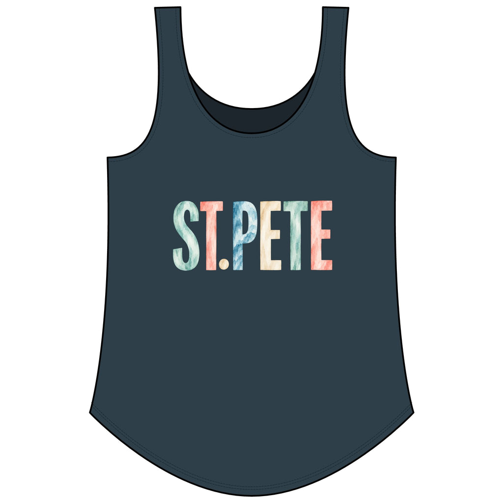 St. Pete Tank  – Pastel Watercolor