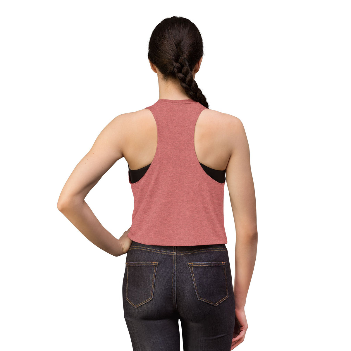 St. Pete Beach Club Women's Crop Tank Top — Retro Palm Florida Vacation Tee