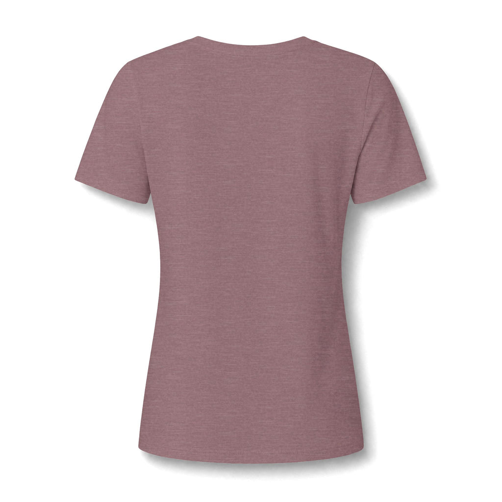 "Meet Me at the Trop" - Tropical Script Baseball V-Neck Tee