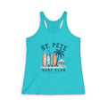 St. Pete Surf Club Racerback Tank – Women's Beachy Surf Graphic Tank Top