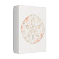 Watercolor Sand Dollar Satin Canvas