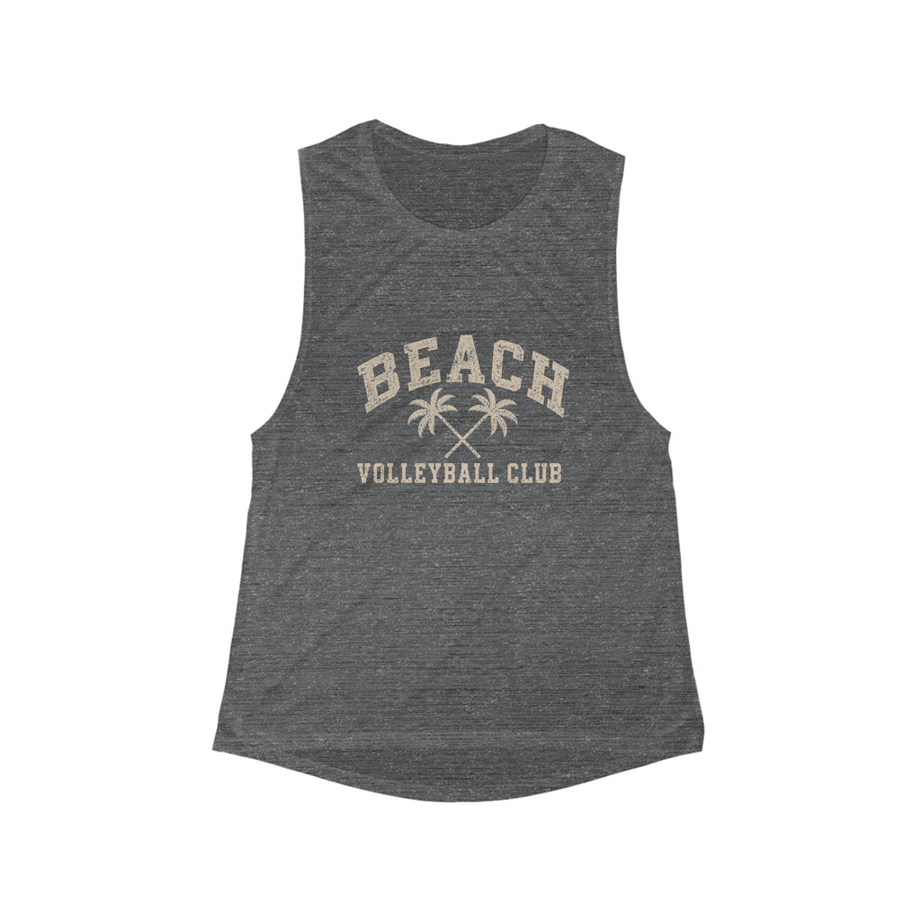 Beach Volleyball Club Women's Flow Tank Top — Scoop Muscle Tank