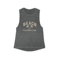 Beach Volleyball Club Women's Flow Tank Top — Scoop Muscle Tank