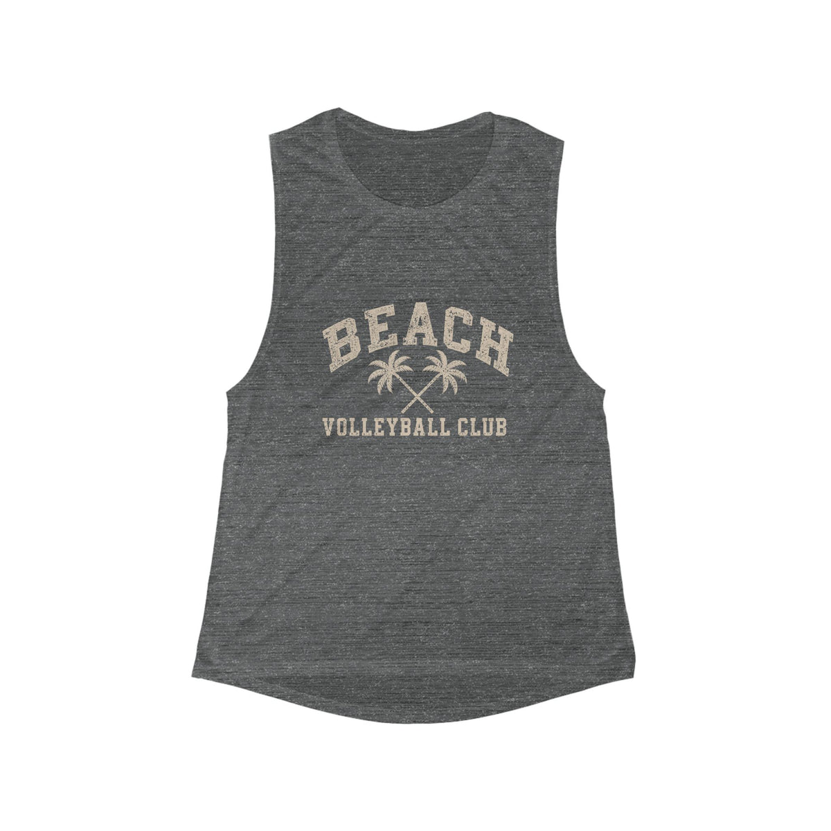 Beach Volleyball Club Women's Flow Tank Top — Scoop Muscle Tank