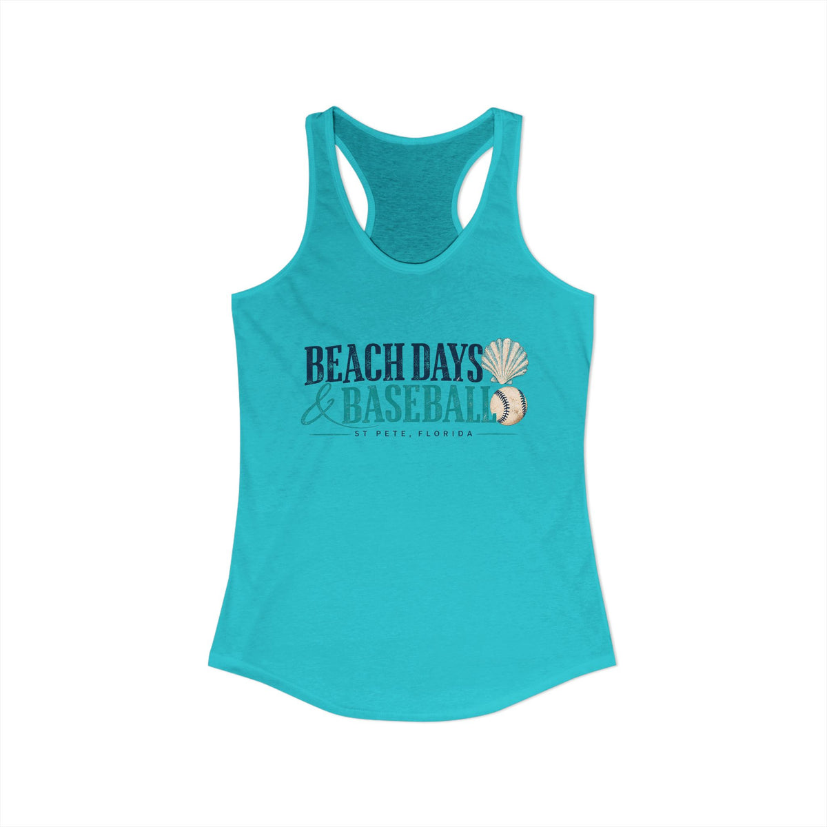 Beach Days & Baseball - Women's Racerback Tank