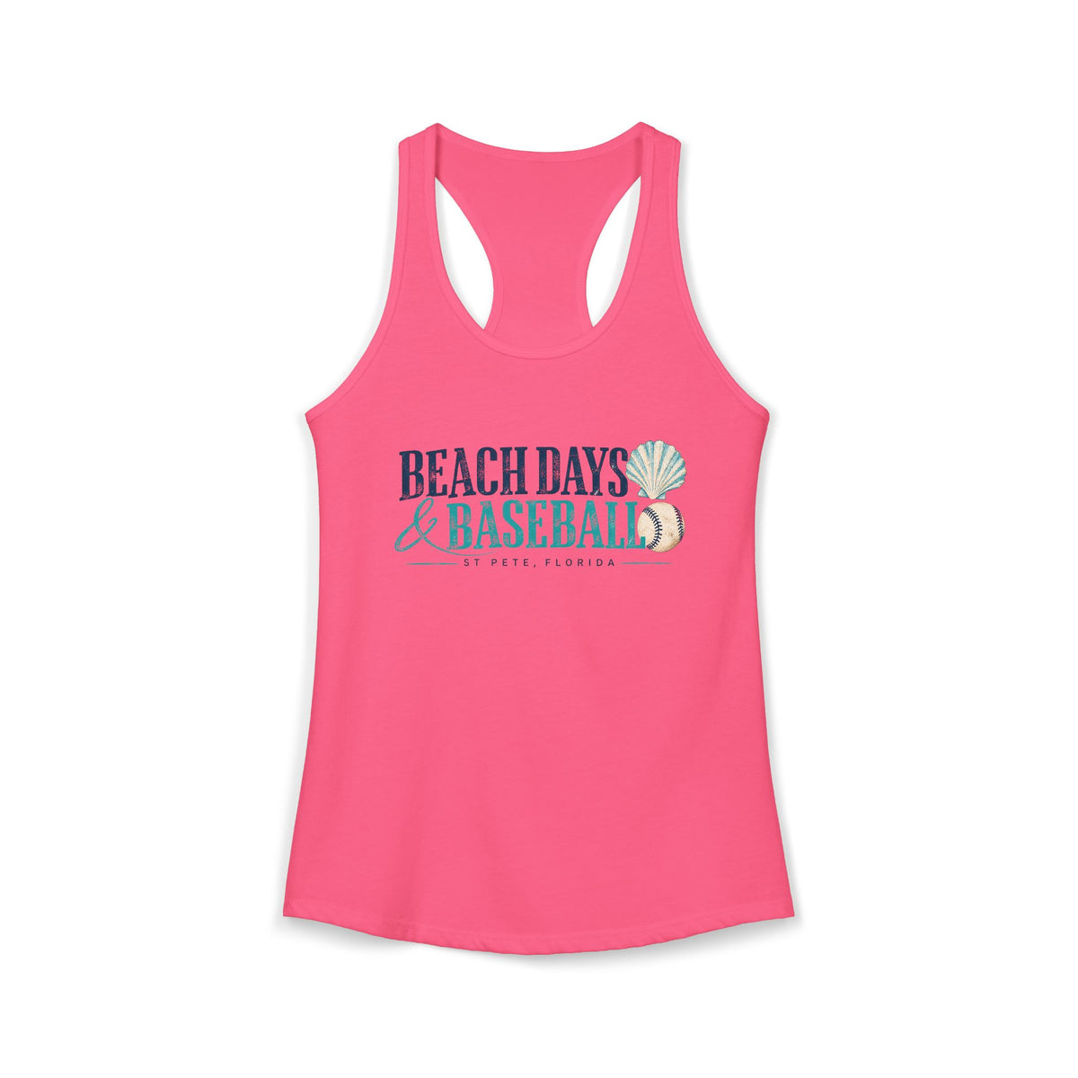 Beach Days & Baseball - Women's Racerback Tank