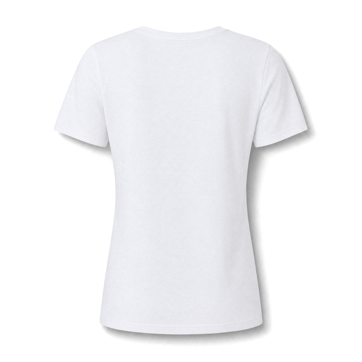 "Meet Me at the Trop" - Tropical Script Baseball V-Neck Tee