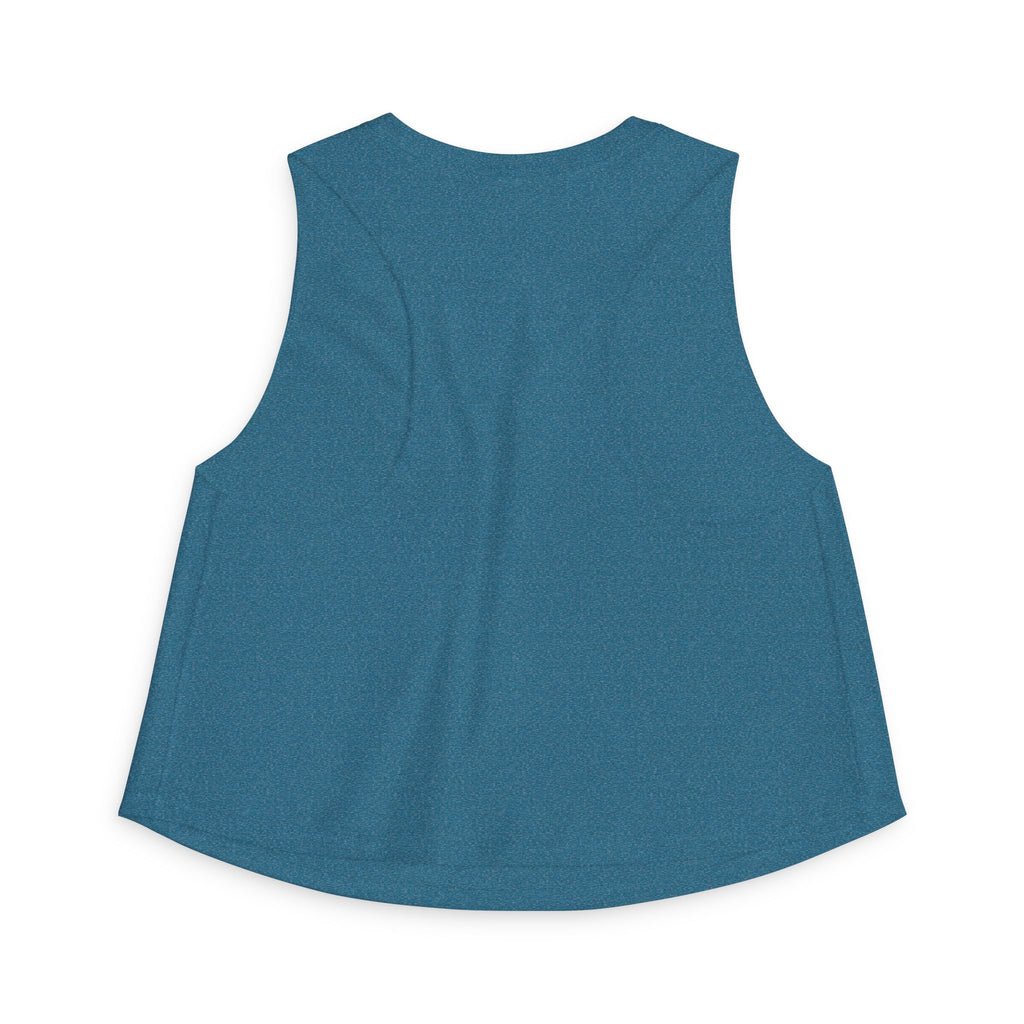 St. Pete Beach Club Women's Crop Tank Top — Retro Palm Florida Vacation Tee
