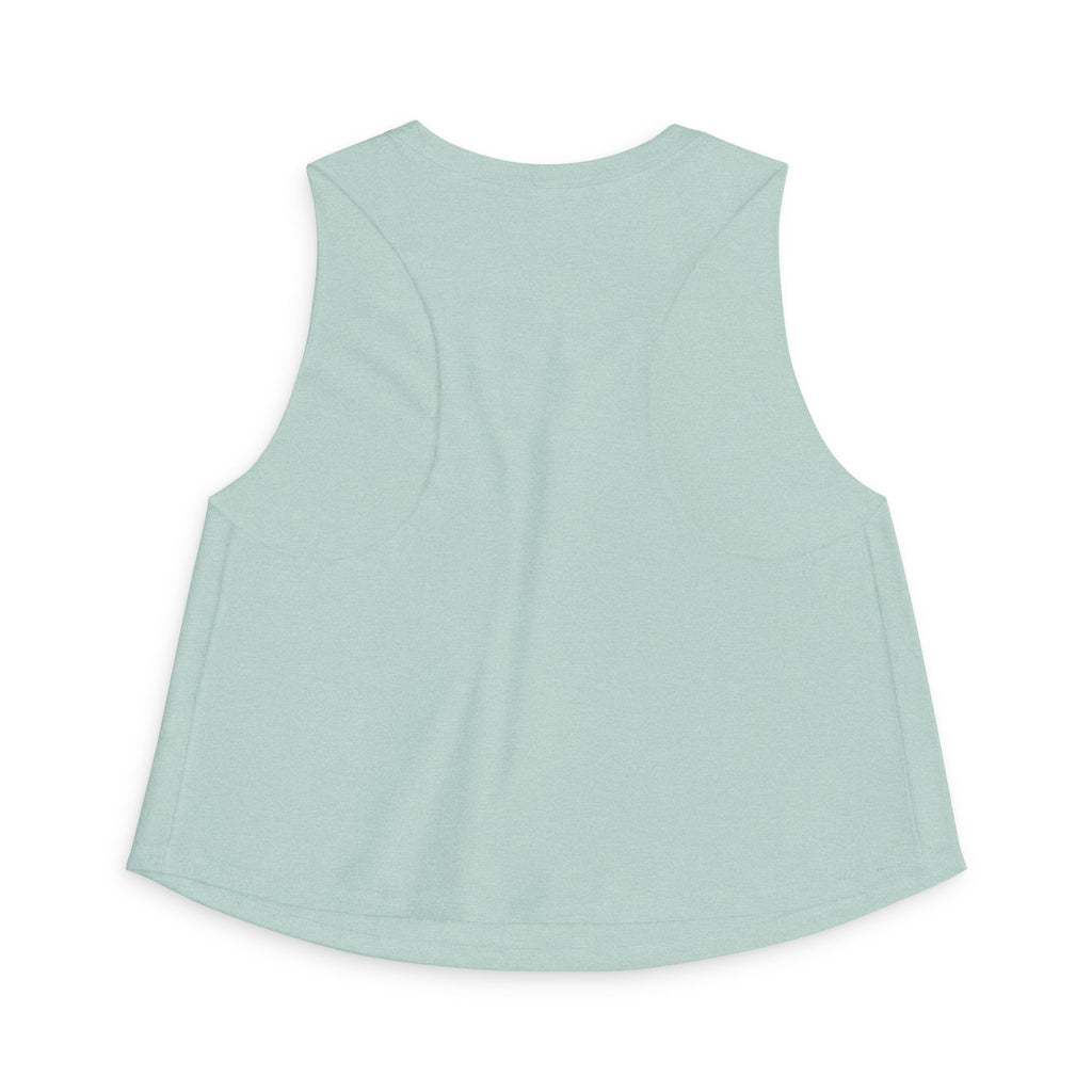 St. Pete Beach Club Women's Crop Tank Top — Retro Palm Florida Vacation Tee