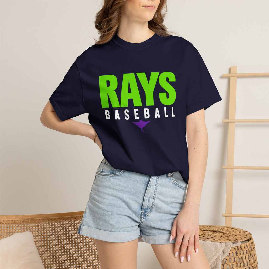 Rays Baseball Unisex Tee — Bold Neon Green