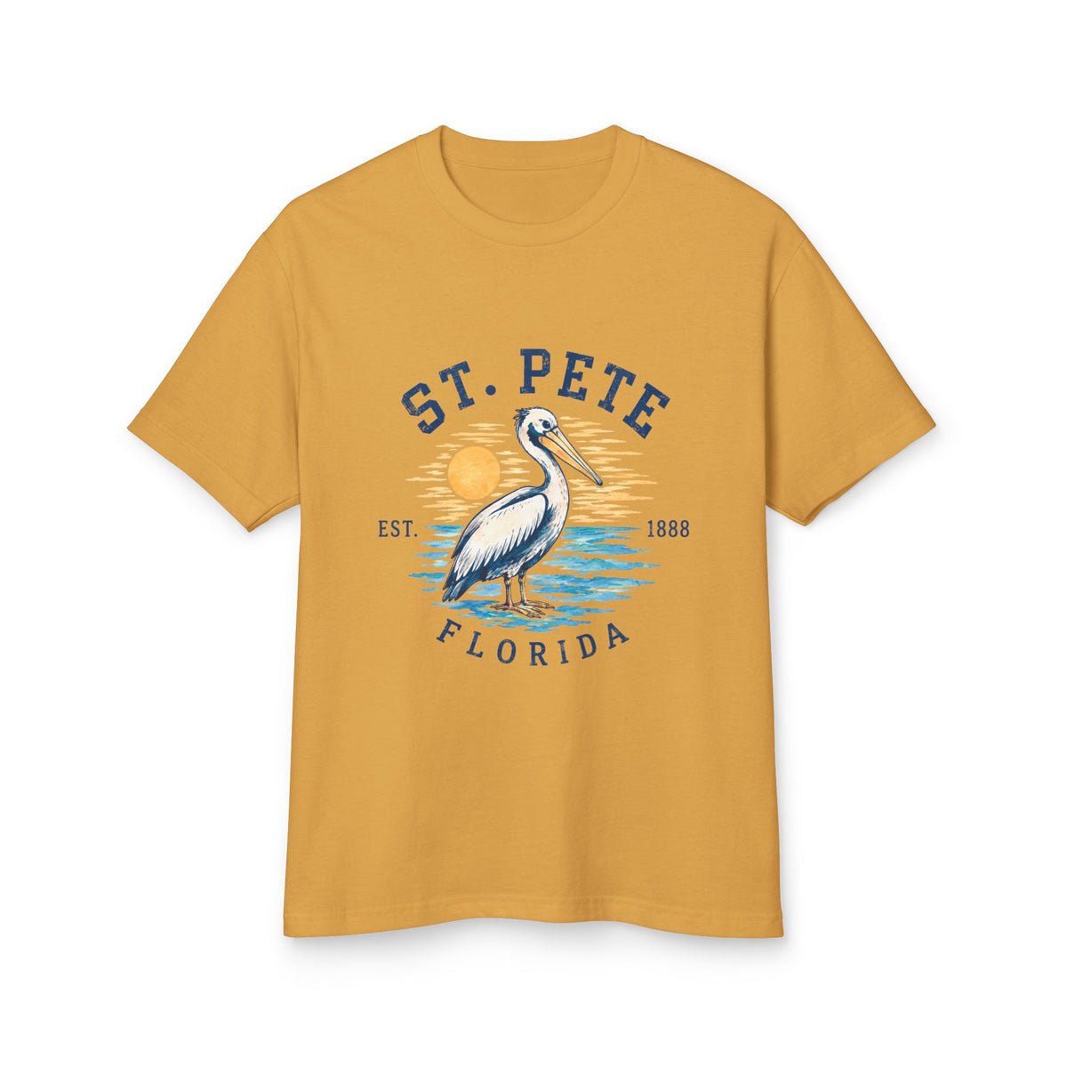 St. Pete Pelican Tee — Vintage Florida Beach T‑Shirt